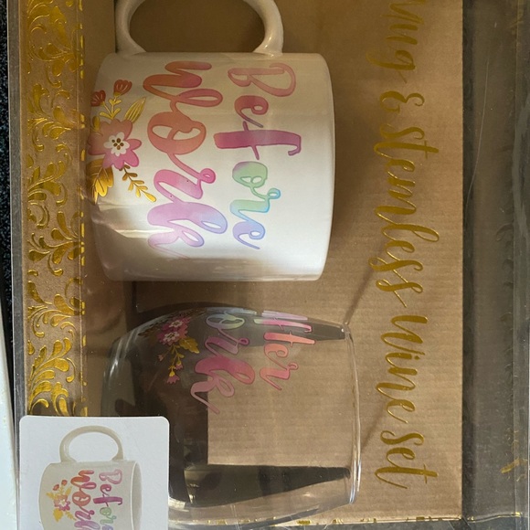 Mug & wine set - Picture 1 of 2